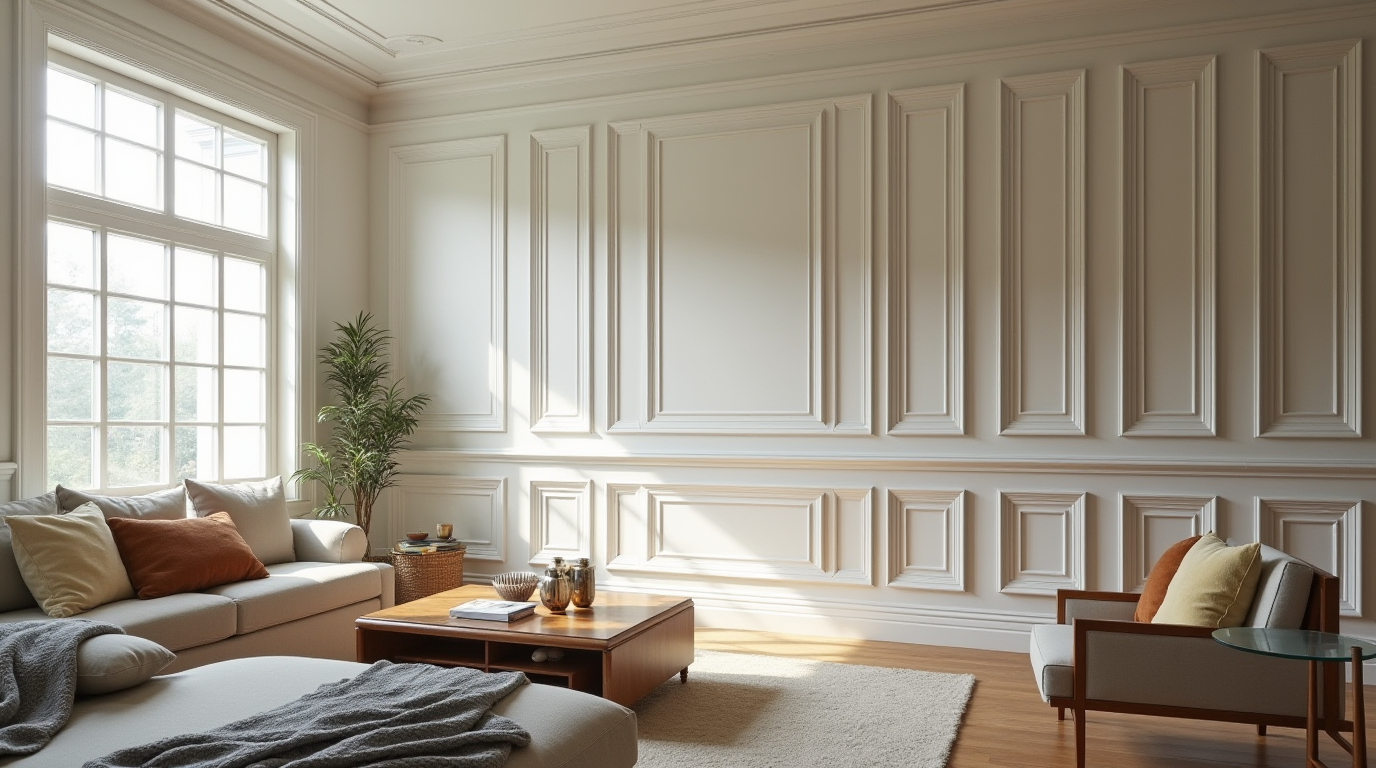 Fluted Panel Wall